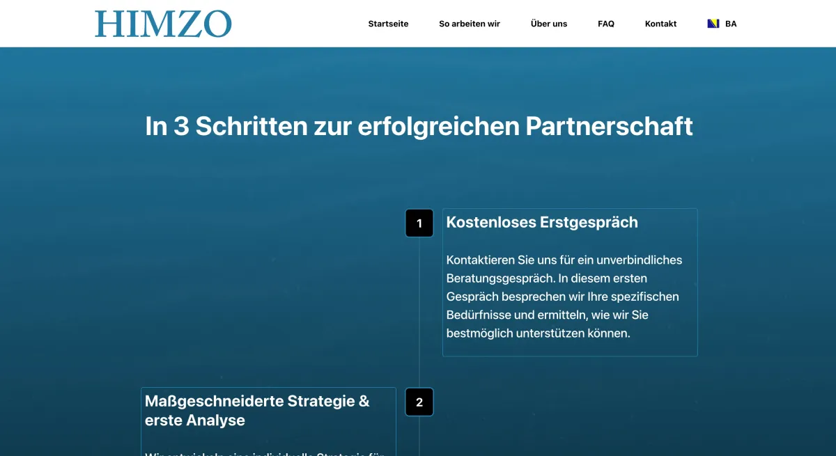 Webdesign Referenzprojekt